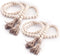 2Pcs Wood Beads Garland - Natural Prayer Wood String Beads Farmhouse Beads Wall Hanging for Wall Vase Door Handle Decor...