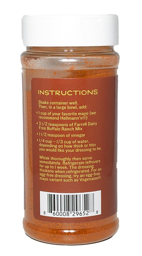 Dairy Free Bu?alo Ranch Dip Mix by Farrell Specialty Foods – Dairy, Egg, Soy, Nut, & Sugar Free – Delicious Dip Mix & Seasoning (Keto & Vegan Frie...