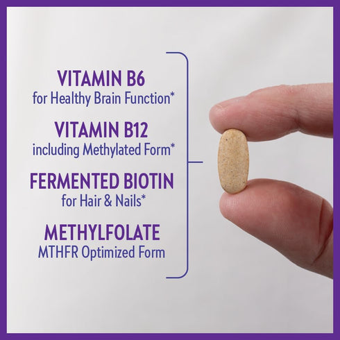 New Chapter Vitamin B Complex, Fermented Vitamin B Complex, USDA Organic, ONE Daily for Cellular Energy + Brain + Beauty, 100% Vegan, Gluten-Free ...