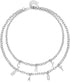 Cry Baby Necklace Y2k Layered Chain Choker Necklace for Women Summer Beach...