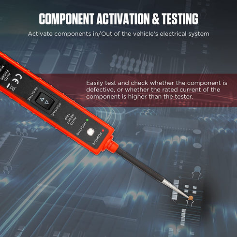 Power Circuit Probe Tester 6V-24V DC Test Light Automotive Short Circuit Finder 12V Auto Electrical Tester Kit 12 Volt Car Fuse Tester Tool Compon...