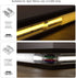 SEZO FCOB COB 3PIN 10mm LED Light Strip Connectors Kit 8P Gapless Solderless Connectors+4P Corner Connectors+4PCS 15cm Long 22AWG Extension Wire S...
