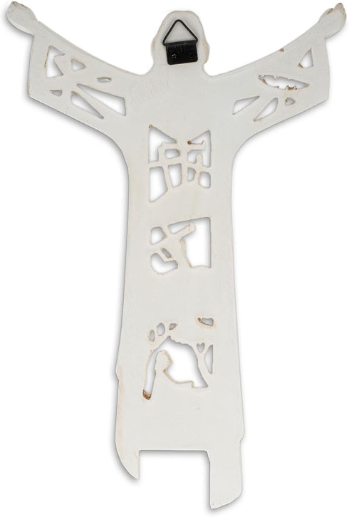Dicksons The Risen Christ Calvary Story 11 Inch Woodgrain Resin Stone Wall Cross...