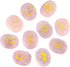 SUNYIK Natural Engraved Runes Stone Set of 10, Gypsy Symbols Healing Crystal Reiki Pocket Palm Stones Kit for Meditation Divination, Rose Quartz...