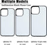 6 Pieces Sublimation Blank Phone Case Cover Blank Printable Phone Case for DIY Customize Heat Press Rubber Protective Case (Compatible with iPhone...