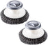 2Pcs Stainless Steel Wool Scrubber with Handle, Dish Scrubber Cleaning Supplies for Pots, Pans, Grills, Dishes...
