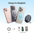 MOMAX Magsafe Car Mount, N52 Magnetic Car Phone Mount, 905° Rotation Cell Phone Mount for Dashboard Windshield, Phone Holder Mount Fit for iPhone ...