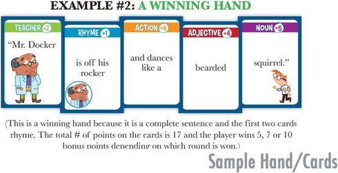 Miss Bernard is a Wild Card- The My Weird School Game, Easy to Follow Rules, Educational, 2 to 4 Players, for Ages 6 to 10, Blue, White...