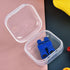 Plastic Beads Storage Containers - Mini Clear Square Box Empty Case with Lid for Earplugs, Pills, Jewelry, Hardware or Any Other Small Craft Gadge...