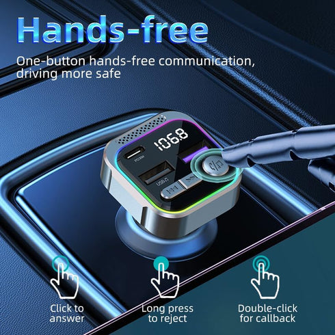 3 Port Fast Car Charger, PD30W & QC3.0 Cigarette Lighter Charger for Multiple Devices, Rapid Charging Adapter Compatible with iPhone 15 Pro Max/15...