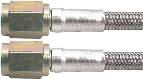 Allstar Performance ALL46300-10#3 Braided Steel Lines With -3 Ends, 10in...