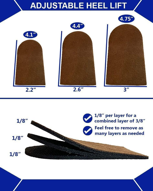 Adjustable Heel Lift, Small (Pack of 2)...