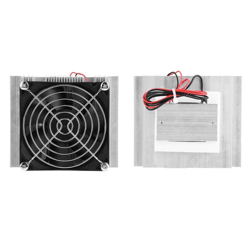 12V Semiconductor Refrigeration Module with Fan, DIY Cooling Device Peltier Cold Plate Cooler DC 12V......