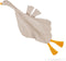 Baby Toys Lovey Blanket Soft Goose Blankets for Newborn Essentials 0-6 Months, Sensory Stuffed Animal Security Blanket for Boys and Girls (Beige, ...