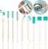 18 Pcs Small Household Cleaning Brushes by ELEMGULY,Deep Detail Crevice Brush Set for Hole, Gap, Corner, Space, Micro Crevice Scrub Cleaner Tool f...