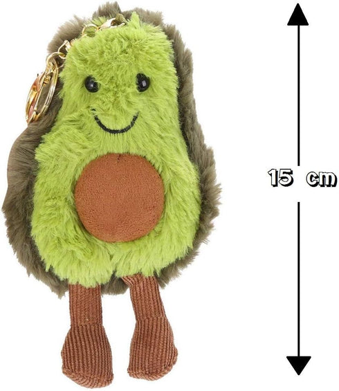 Cute Avocado plush keychain Toy,Stuff keychain 6 inch...