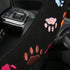 Steering Wheel Cover Embroidery Cute,Pet Paws Stitched,Hand Grip&Breathable,Universal 15 Inch,Suit for Cars,SUV,Black (SWC-Paws)...