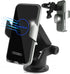 15W Fast Car Mount Charger, Charging Wireless Car Charger Phone Mount Phone Stand, Car Charger for iPhone 15 14 13 12 11 Pro Max, Samsung etc Wind...