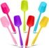 Patelai Silicone Spatulas, 7 Pieces 8.2 Inch Small Rubber Spoon Non Stick Kitchen Spatulas Heat Resistant Flexible Scrapers Baking Tool for Cookin...
