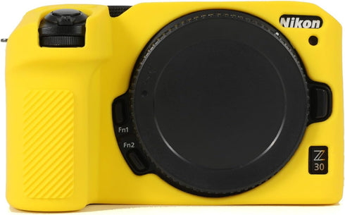 Rieibi Z30 Case, Soft Silicone Protective Case for Nikon Z30 Digital Camera, Lightweight Nikon Z30 Camera Case Cover Grip Body Skin - Yellow...