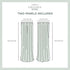 EXCLUSIVE HOME Augustus Metallic Light Filtering Grommet Top Curtain Panel Pair, 54"x108", Off-White...