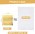 200pcs BUBIMON Imitation Rose Silver Gold Leaf Sheets Gold Foils Sheets Nail Foil for Paint, Resin, Nails, Jewelry, Slime, Arts, Gilding Crafting,...