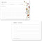 Wildflower Boho Recipe Cards - Set of 48...