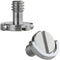 Haoge 1/4"-20 D-Ring Stainless Steel Mounting Fixing Screw for Camera Tripod Monopod Quick Release Plate (Pack of 2)...