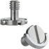 Haoge 1/4"-20 D-Ring Stainless Steel Mounting Fixing Screw for Camera Tripod Monopod Quick Release Plate (Pack of 2)...
