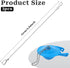 Toilet Flapper Chain 9.8inch,3PCS Stainless Steel Universal Toilet Bowl Chain Replacement With Hook and Ring Toilet Handle Beaded Chain for Most T...