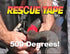 Rescue Tape, Self-Fusing Silicone Tape, Emergency Plumbing Pipe & Radiator Hose Repair, Electrical Insulation, Military Std, 1" x 12', Yellow...