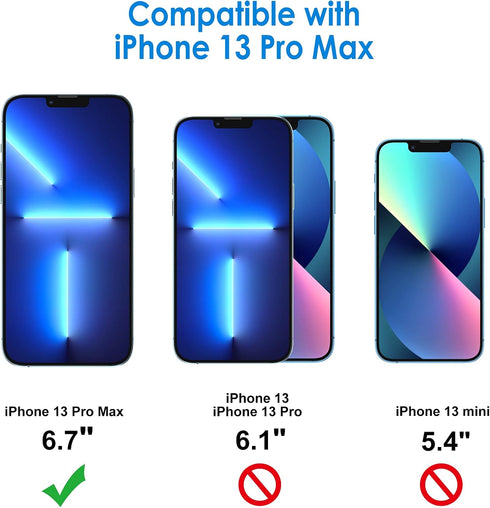 JETech Screen Protector for iPhone 13 Pro Max 6.7-Inch, Tempered Glass Film with Easy-Installation Tool, 2-Pack...