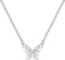 ChicSilver 925 Sterling Silver Butterfly Necklace Dainty Cute Butterfly Pendant Necklace for Women Minimalist Everyday Jewelry Christmas Gift...