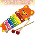 ArtCreativity Teddy Bear Xylophone, 1PC, Fun Musical Instruments for Kids, Colorful Xylophone Music Toy with 2 Sticks, Development Learning Toys f...