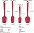 Silicone Spatula Set of 4, Spatulas Silicone Heat Resistant, Rubber Spatula, Silicone Kitchen Utensils Set for Cooking, Non-Stick BPA Free Cooking...