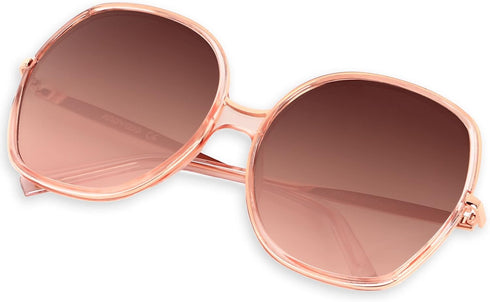 ANDWOOD Oversized Sunglasses for Women Big Large Square Wide Frame Shades Retro Trendy Fashion UV Protection...