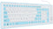 Foldable Silicone Keyboard,USB Wired Silicone Keyboard,103 Keys Waterproof Rollup Keyboard,Soft Touch Keyboard for PC,Laptop,Notebook(blue)...