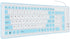 Foldable Silicone Keyboard,USB Wired Silicone Keyboard,103 Keys Waterproof Rollup Keyboard,Soft Touch Keyboard for PC,Laptop,Notebook(blue)...