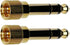 CESS 2-Pack 1/4" Stereo Phone Screw-On Adapter - Male 1/8" to Male 1/4" - 3.5mm Stereo to 6.35mm Stereo...