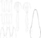 18 Pcs Clear Plastic Serving Utensils - 6 Clear Plastic Serving Spoons - 6 Clear Plastic Tongs For Serving - 6 Plastic Serving Forks - Heavy Duty ...
