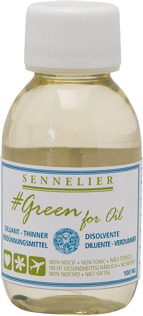 Sennelier Oil Thinner, 3.38 Fl Oz (Pack of 1), Clear 3...
