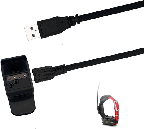 Charger Clip for Garmin T5mini TT15mini Training Dog Collar, Replacement USB Charging Cable Clip....