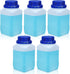 16.9oz Plastic Lab Chemical Reagent Bottles, Square Sample Storage Container, Plastic Chemical Container Bottle with Anti-theft Cap, Wide Mouth Sa...