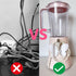Cord Organizer for Kitchen Appliance Aid Cord Hide,Cord Wrapper,Appliance Cord Winder Stick on Household Stand Mixers,Coffee Maker,Air Fryer,Press...