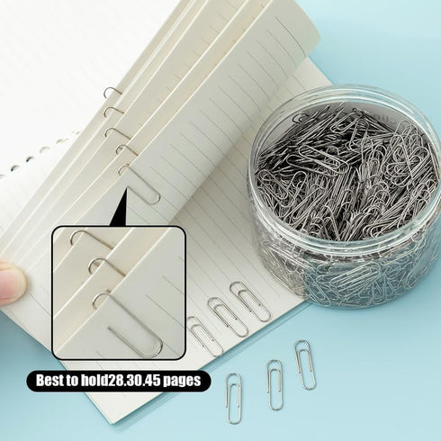 Paper Clips, 1000PCS Small 1.1 inch, Durable and Rustproof, Great for Office School Organizing...