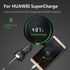 for Huawei Supercharge Car Charger, 9V/2A Car Charger Adapter Quick Fast Charger with USB Type C Super Charging Cable Car Charger for Huawei P40 P...