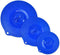 DII Kitchen Millennium Dishwasher Safe BPA Free Silicone Suction and Food Cover Lid/Splatter Guard, Fits Various Sizes of Cups, Bowls & Pans, Blue...