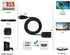 Qaoquda HDMI to VGA Cable, 6ft/1.8m Gold-Plated 1080P HDMI Male to VGA Male Video Audio Converter Adapter Cord Support Notebook PC DVD Player Lapt...