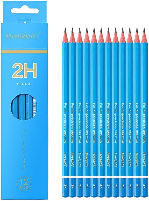Sketch Pencils for Drawing 2H, 12pcs Professional Art Drawing Pencils for Shading, Sketching & Doodling | Graphite Pencil for Artists & Beginners...