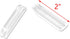 10Pcs Acrylic Fish Tank Glass Canopy Handles 2 inches Handles Mini Clear Hardware for Box Case Jewelry Box Wood Case...